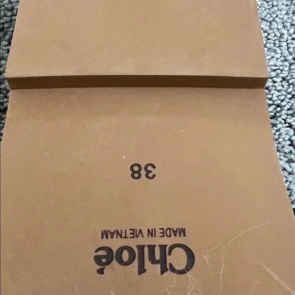 Chloe Woody logo print canvas slides - Picture 10 of 11